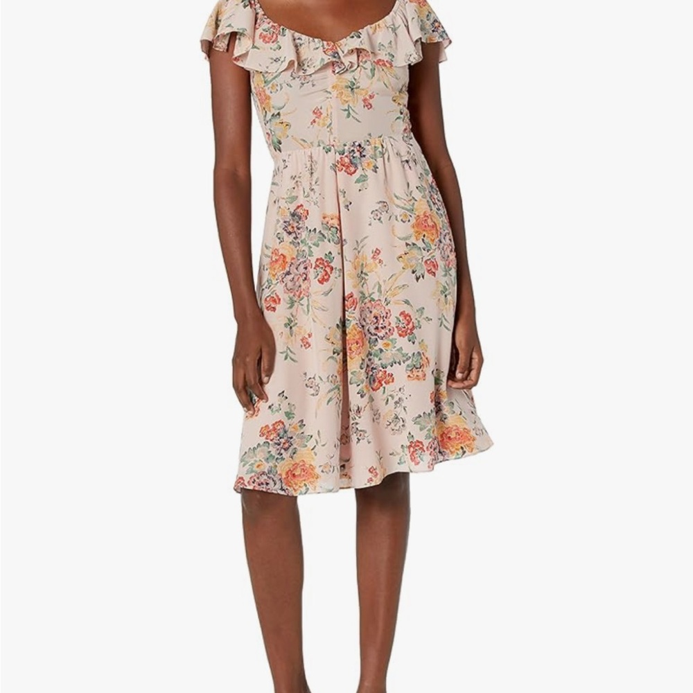 Rebecca Taylor Marlena Ruffle Dress, Size 10 EUC